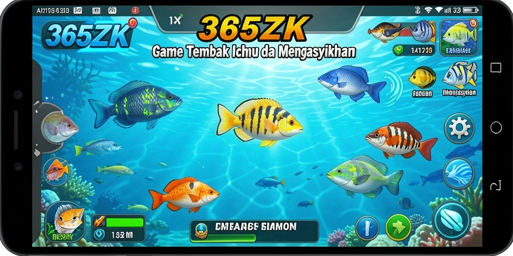 Gameplay seru dalam Tembak Ikan 365ZK.