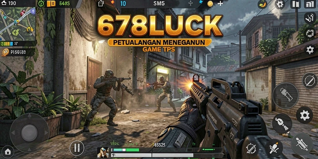 Tampilan gameplay TPS yang mendebarkan di 678LUCK.