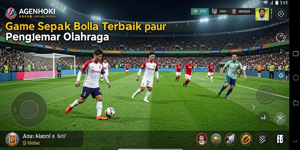 Tampilan gameplay AGENHOKI yang dinamis dan menarik.