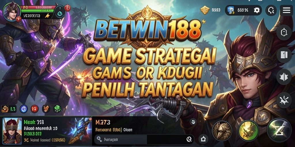 Tampilan menarik dari gameplay strategis BETWIN188.