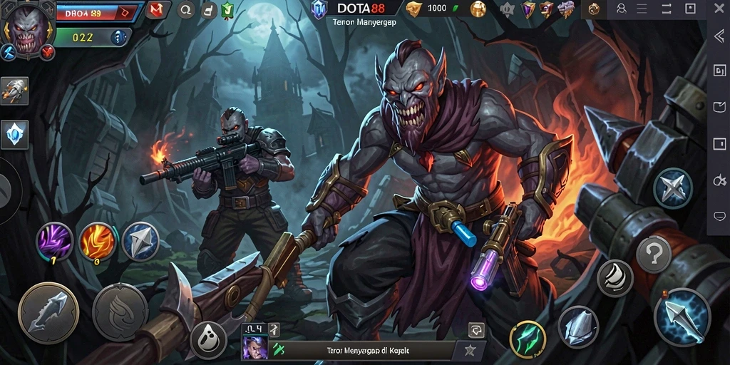 Gameplay DOTA88 menegangkan dengan elemen horor yang mendalam.