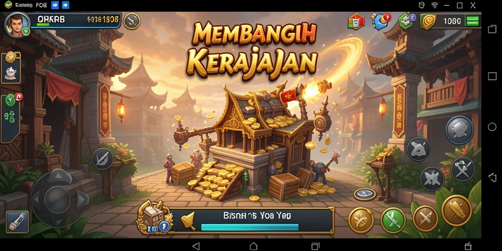 Screenshot gameplay FO8 menampilkan keseruan membangun bisnis.