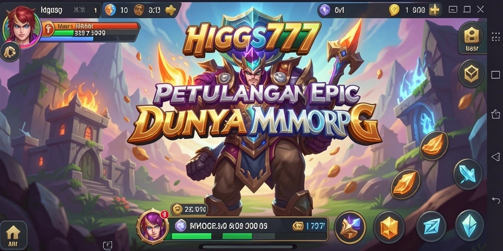 Tampilan memukau dari gameplay <strong>HIGGS777</strong> dengan aksi petualangan yang intens.