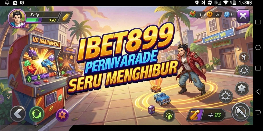Screenshot IBET899 menampilkan aksi seru dalam permainan Arcade.