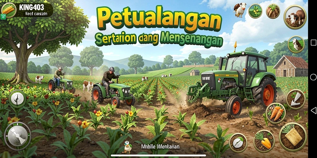 Tampilan menarik dari gameplay KING403 yang seru dan penuh warna.