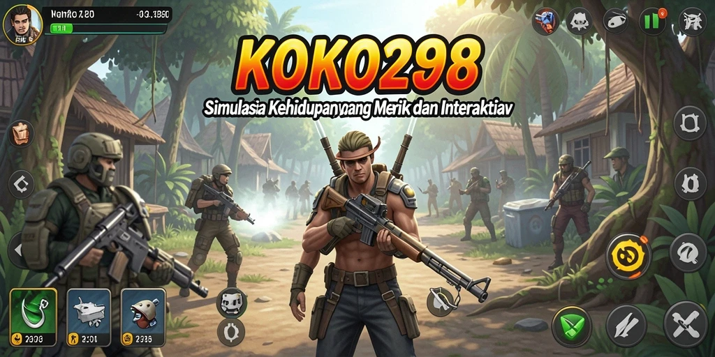Tampilan gameplay KOKO288 saat pemain berinteraksi dalam simulasi kehidupan.