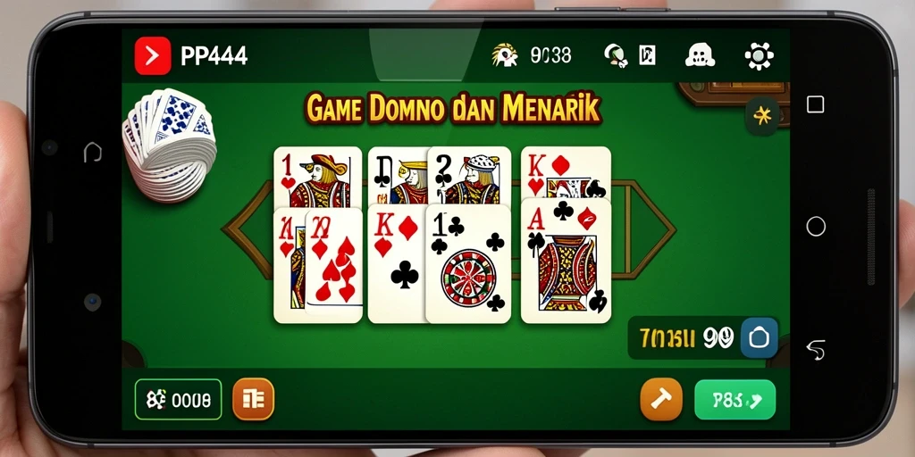Tampilan gameplay seru dan mengasyikkan di PP444.