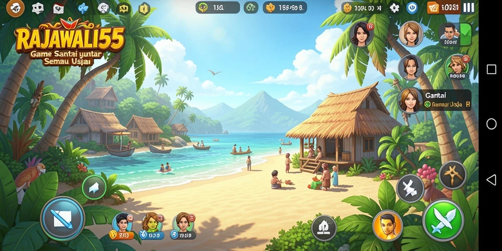 Screenshot gameplay yang menarik dari RAJAWALI55.