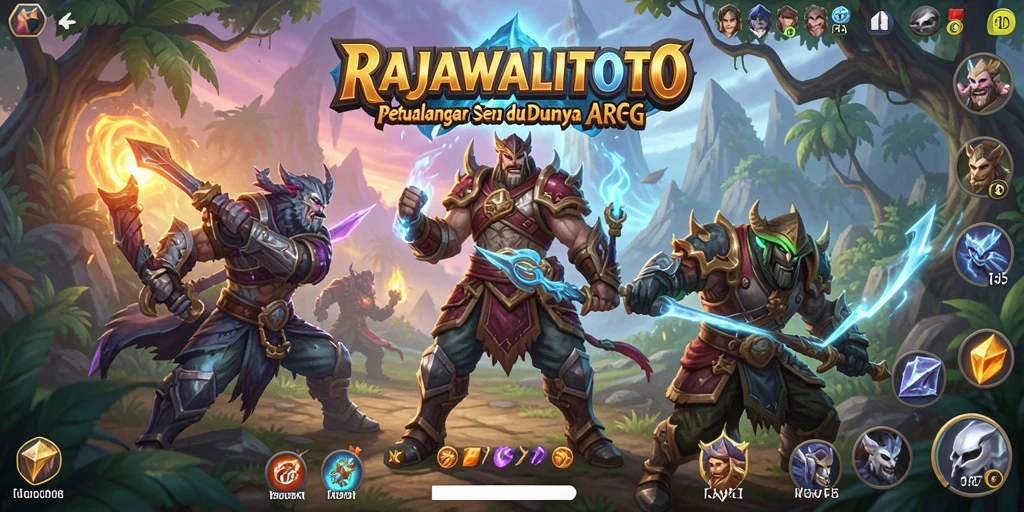 Tampilan menarik dalam gameplay seru RAJAWALITOTO.