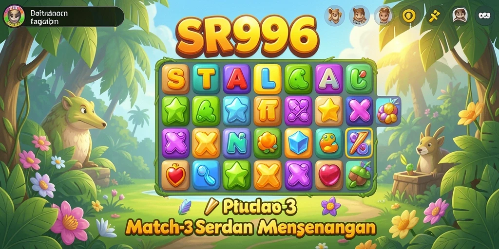 Tampilan gameplay SR996 yang menarik dan penuh warna.