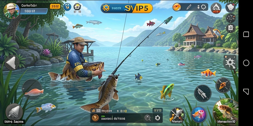 Tangkapan ikan yang fantastis dalam gameplay SVIP5