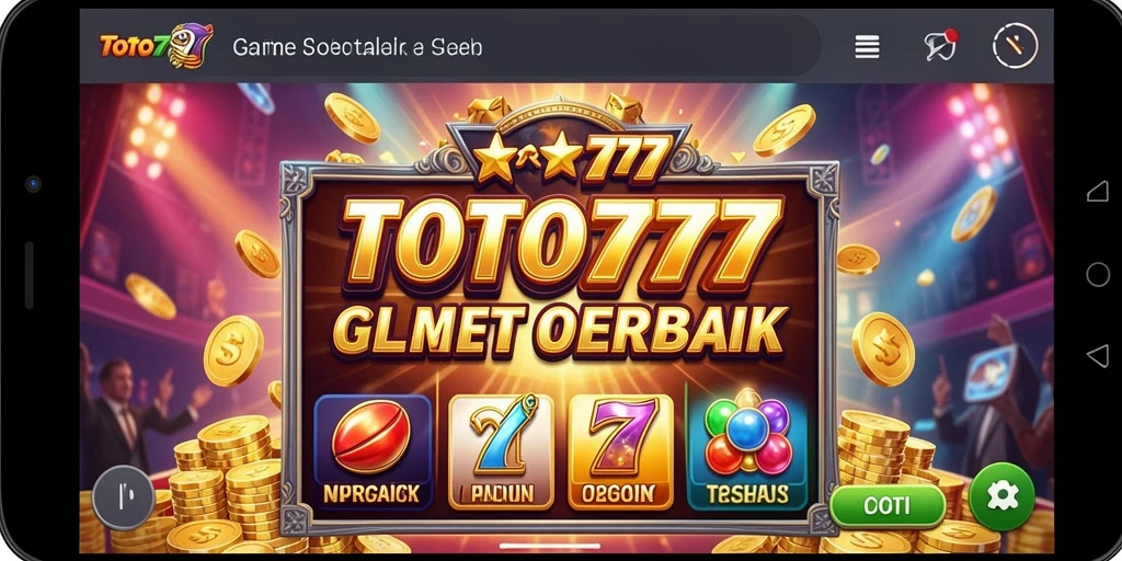 Tampilan gameplay TOTO777 yang menarik dan penuh warna.